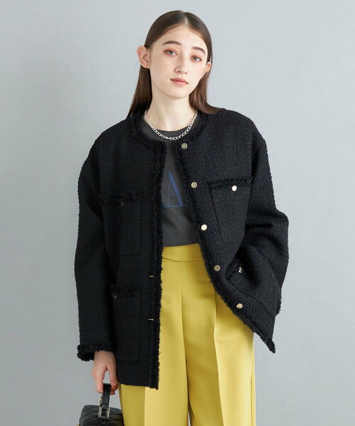 SHIPS|GIOLICA ツイードジャケット◇ | Rakuten Fashion(楽天